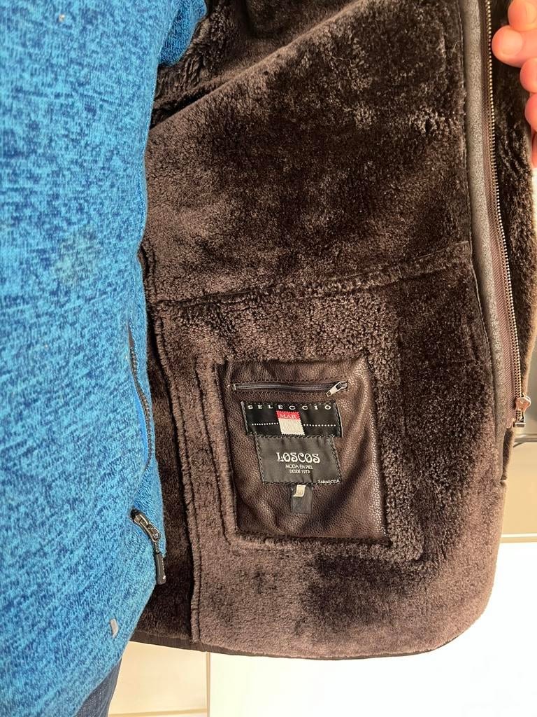 Manteau homme fourrure brun foncé taille 50, Vêtements | Hommes, Enlèvement, Comme neuf, Taille 48/50 (M), Brun