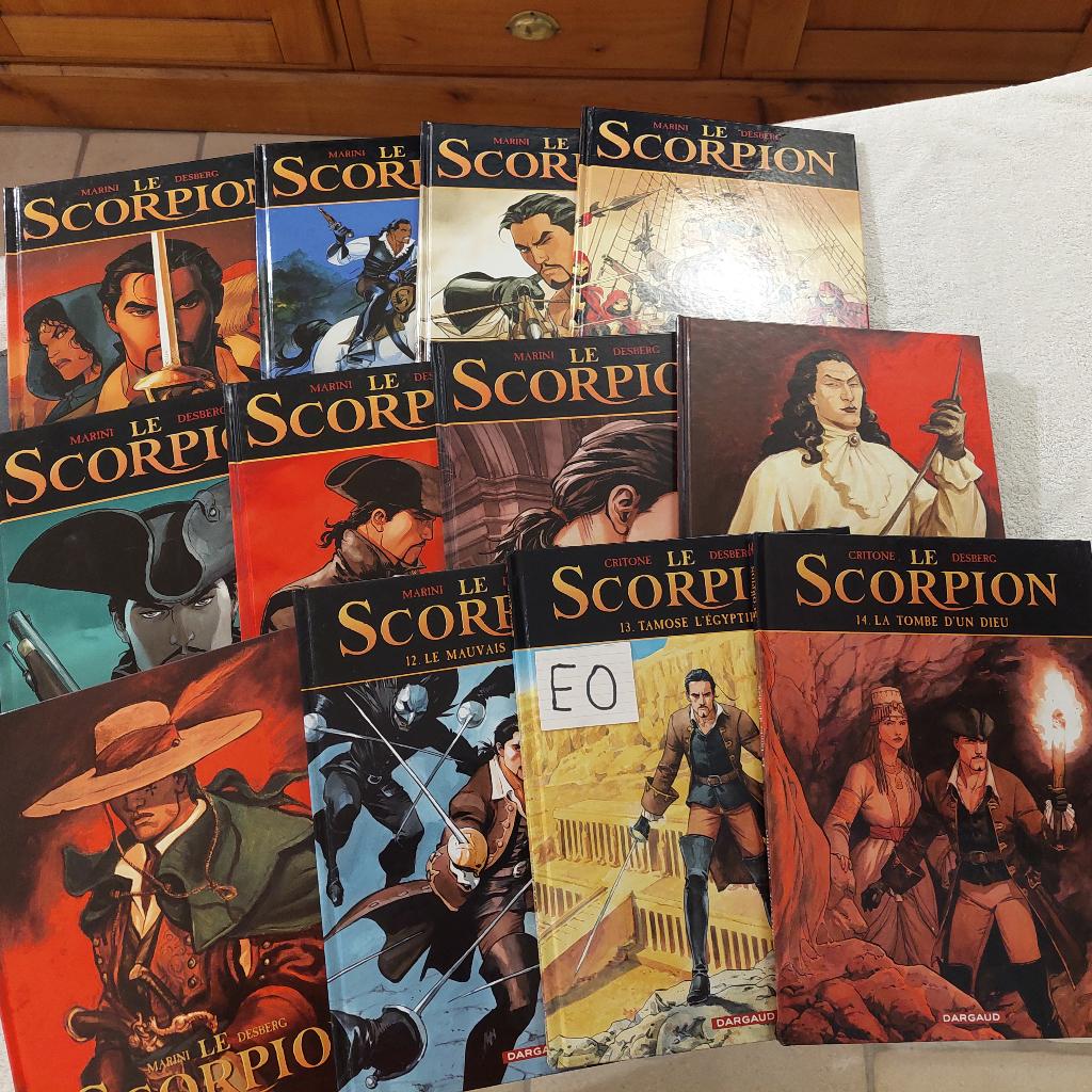 lot 12 Le Scorpion tous 1è edition sauf 2 - Marini/Desberg, Enlèvement ou Envoi