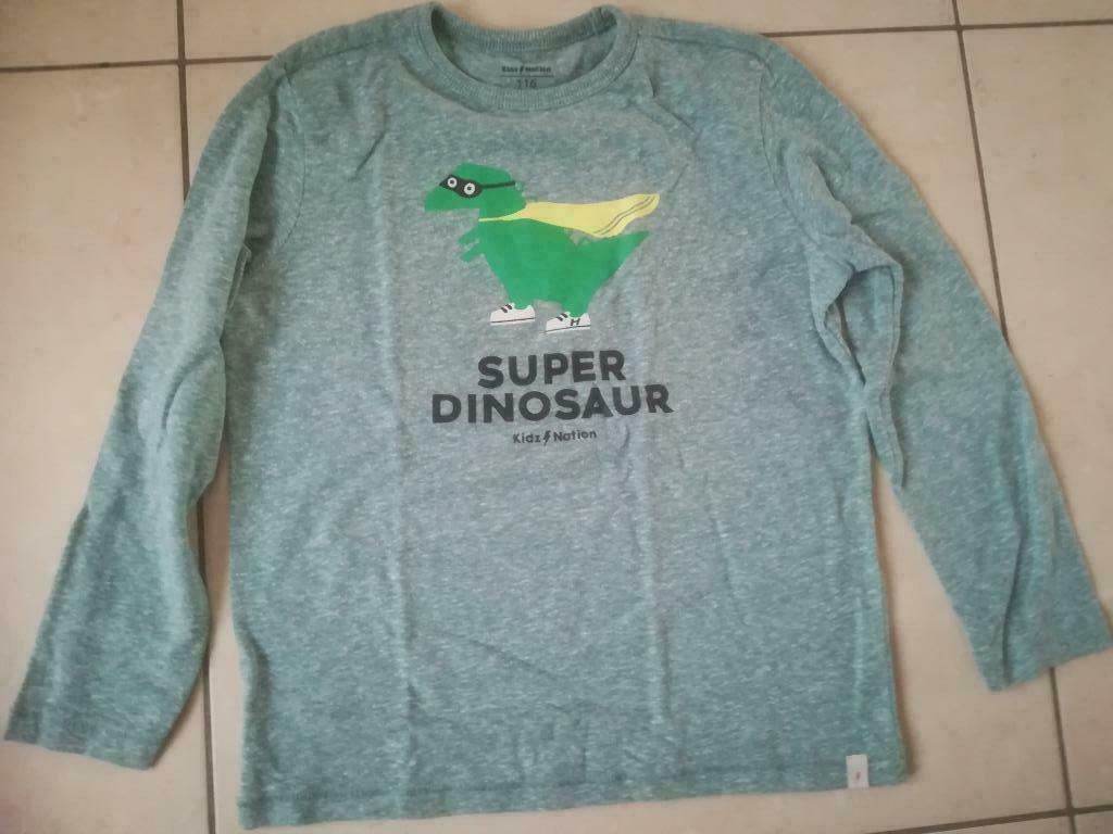 T-shirt met lange mouwen dinosaurus, Gebruikt, Verzenden, JBC, Shirt of Longsleeve