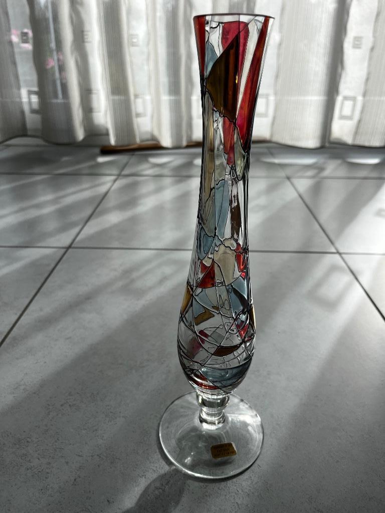 Vase soliflore doré à l’or fin, Ophalen