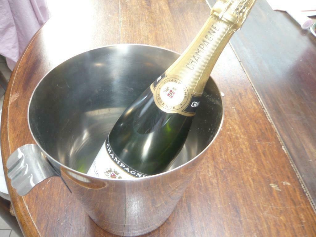 Seau à champagne Inox, Enlèvement, Utilisé