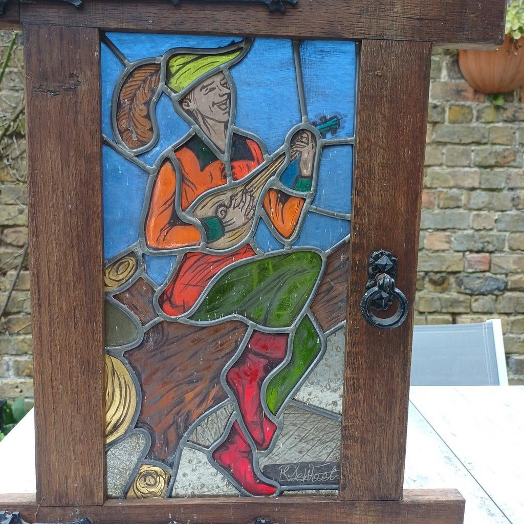 vitrail, marqué, 23x40, Enlèvement