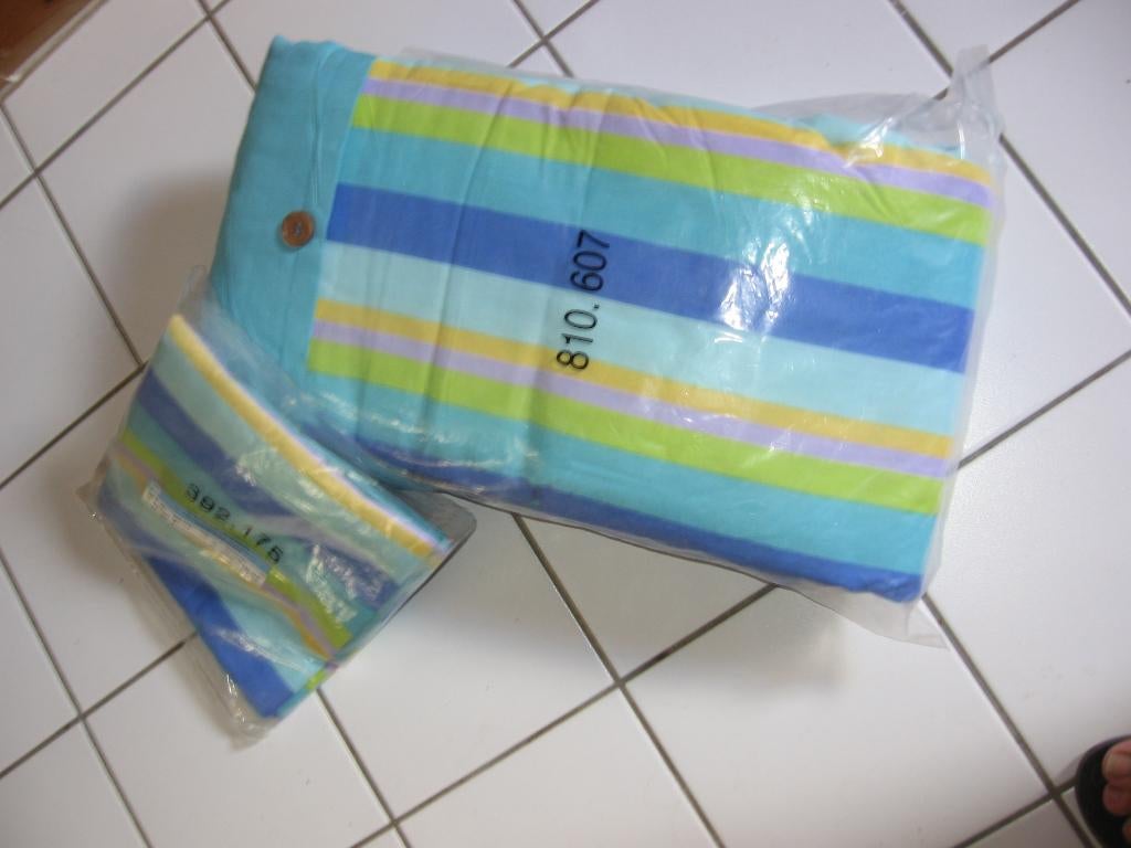 Plaid vintage + housses de coussin assorties, Maison & Meubles, Enlèvement ou Envoi, Neuf