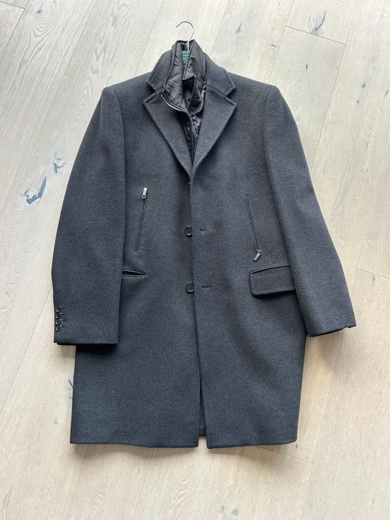 Winterjas heren met extra dons, Kleding | Heren, Ophalen of Verzenden, Gedragen, Maat 52/54 (L), Zwart