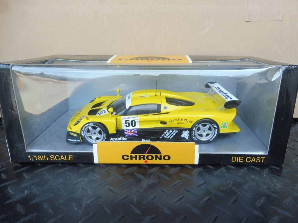 1:18 Chrono H1070 Lotus Elise GT1 1997 #50 Franck Muller, Hobby & Loisirs créatifs, Voitures miniatures | 1:18, Comme neuf, Voiture