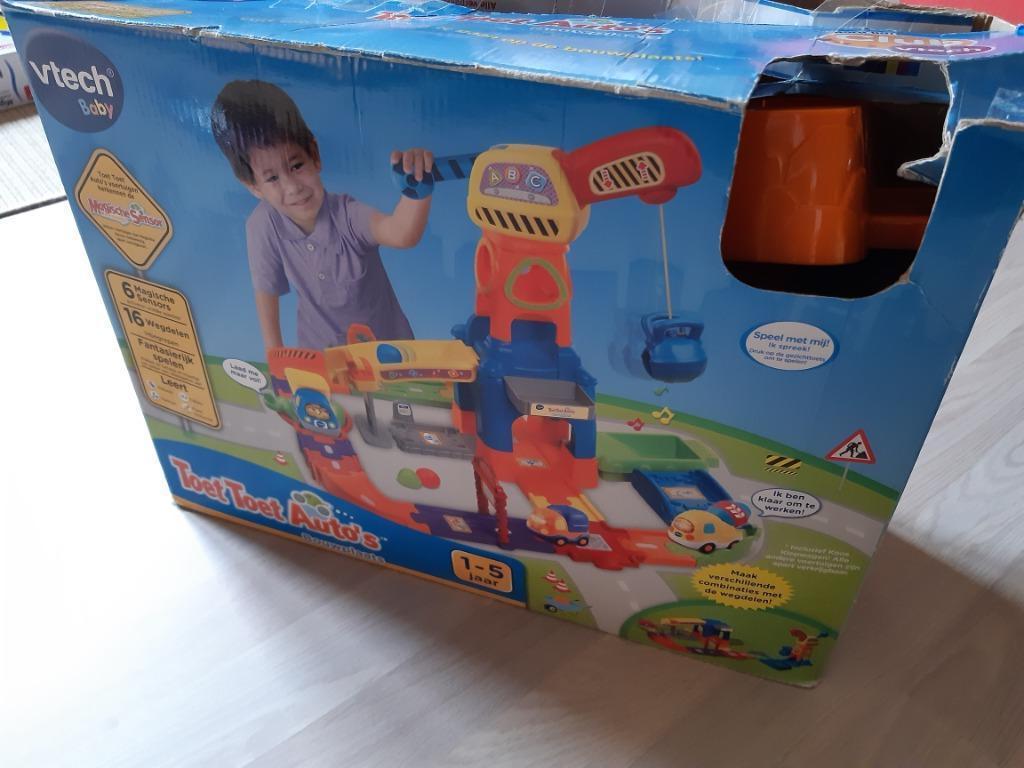 Bouwplaats V-tech, Kinderen en Baby's, Ophalen, Zo goed als nieuw