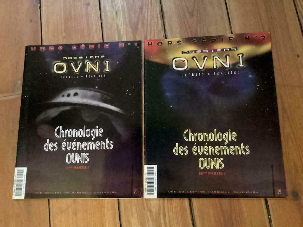 Dossiers OVNI chronologie des événements OVNI, Livres, Journaux & Revues, Comme neuf, Autres types, Enlèvement ou Envoi