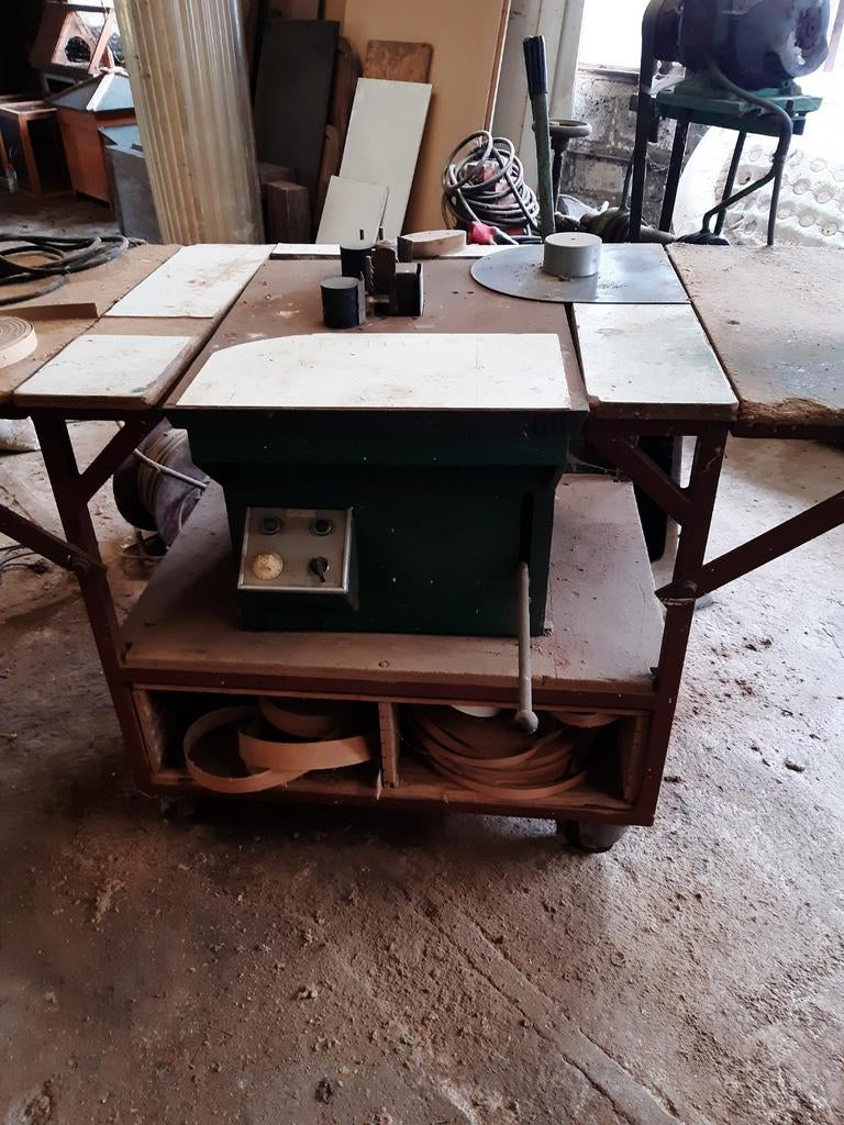 Werkende afplakmachine, Antiek en Kunst, Ophalen