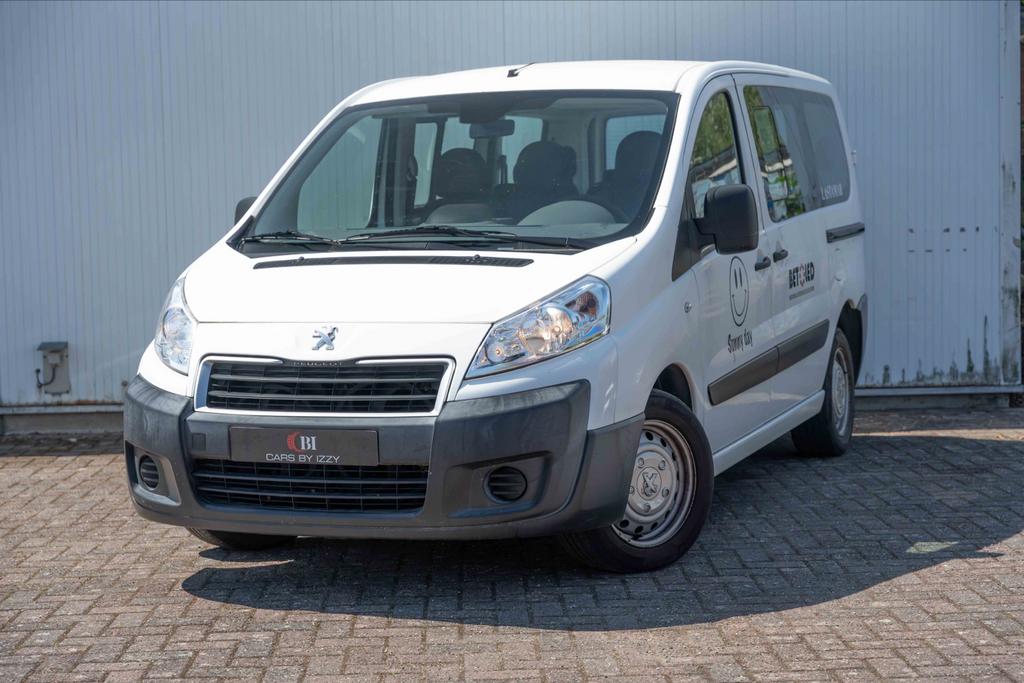 PEUGEOT EXPERT 2.0 DUBBELCABINE|1STE EIGENAAR, Auto's, Voorwielaandrijving, Euro 5, Stof, Wit