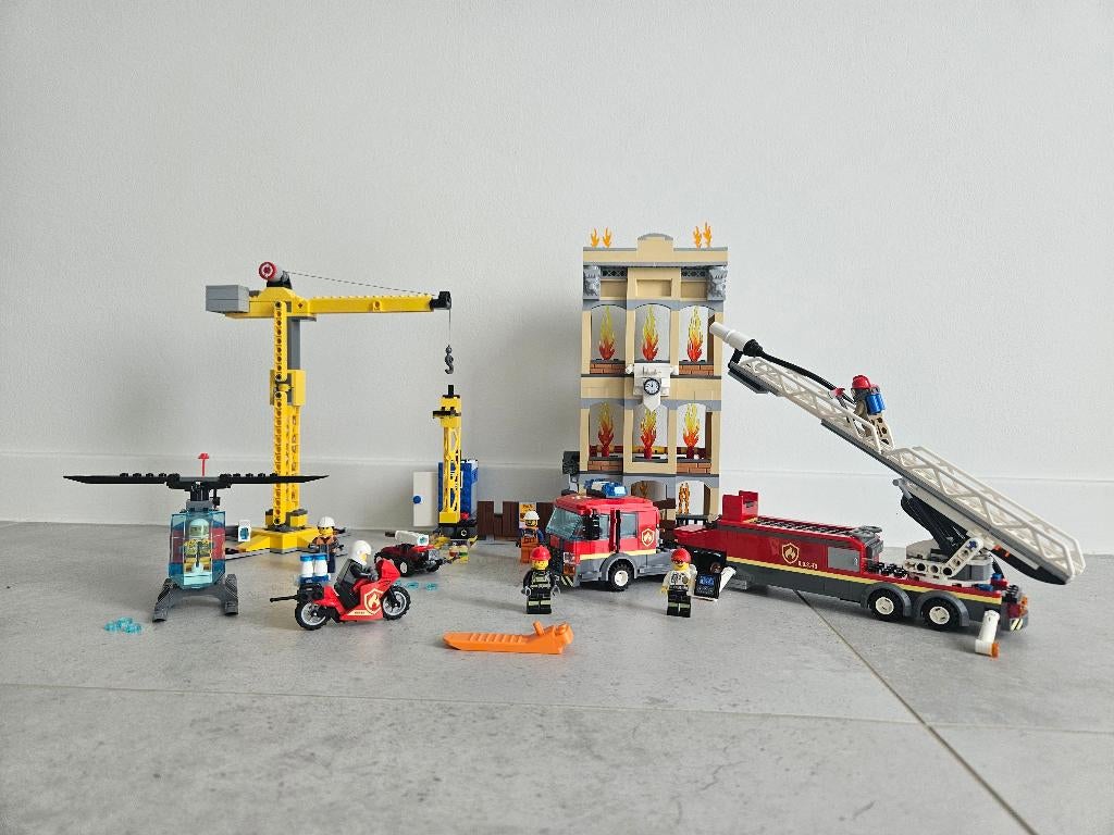 LEGO 60216 City Fire Brandweerkazerne in de stad, Ophalen of Verzenden, Gebruikt, Lego