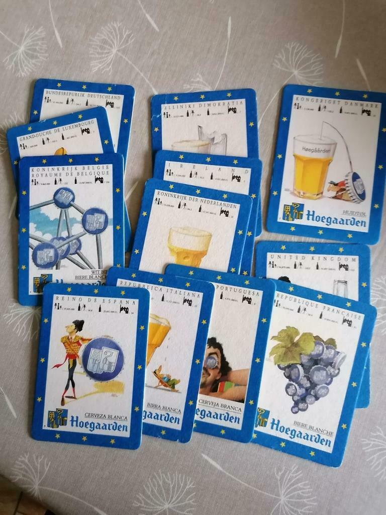 Hoegaarden, bierkaarten, Verzamelen, Ophalen of Verzenden, Zo goed als nieuw