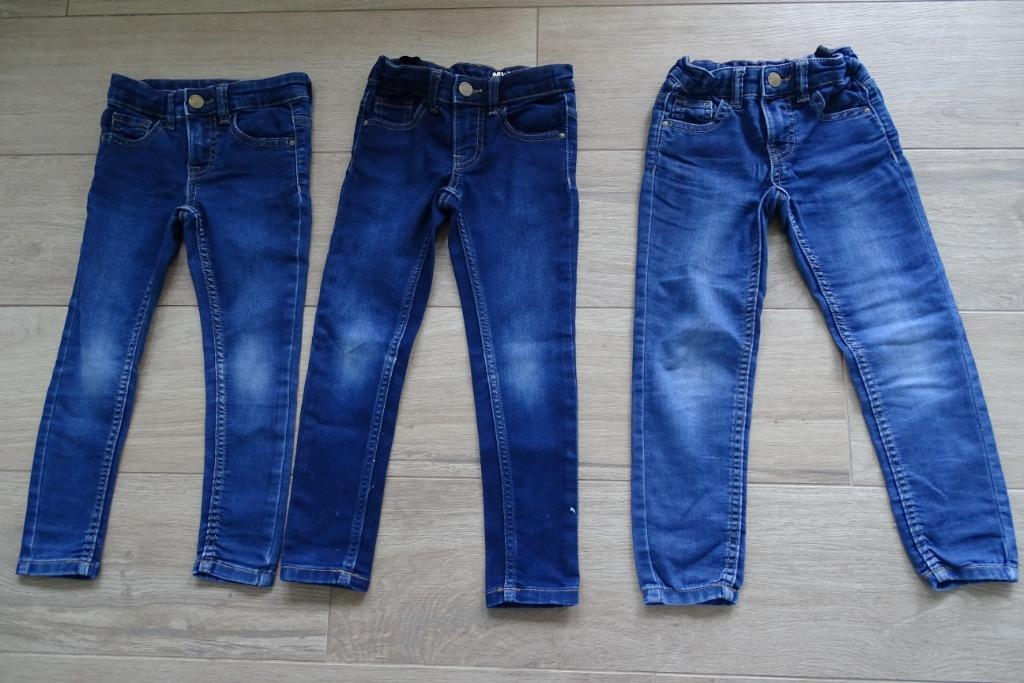 Set van 3 jeansbroeken meisje skinny fit maat 110, Kinderen en Baby's, Kinderkleding | Maat 110, Broek, Gebruikt, Meisje, Ophalen of Verzenden