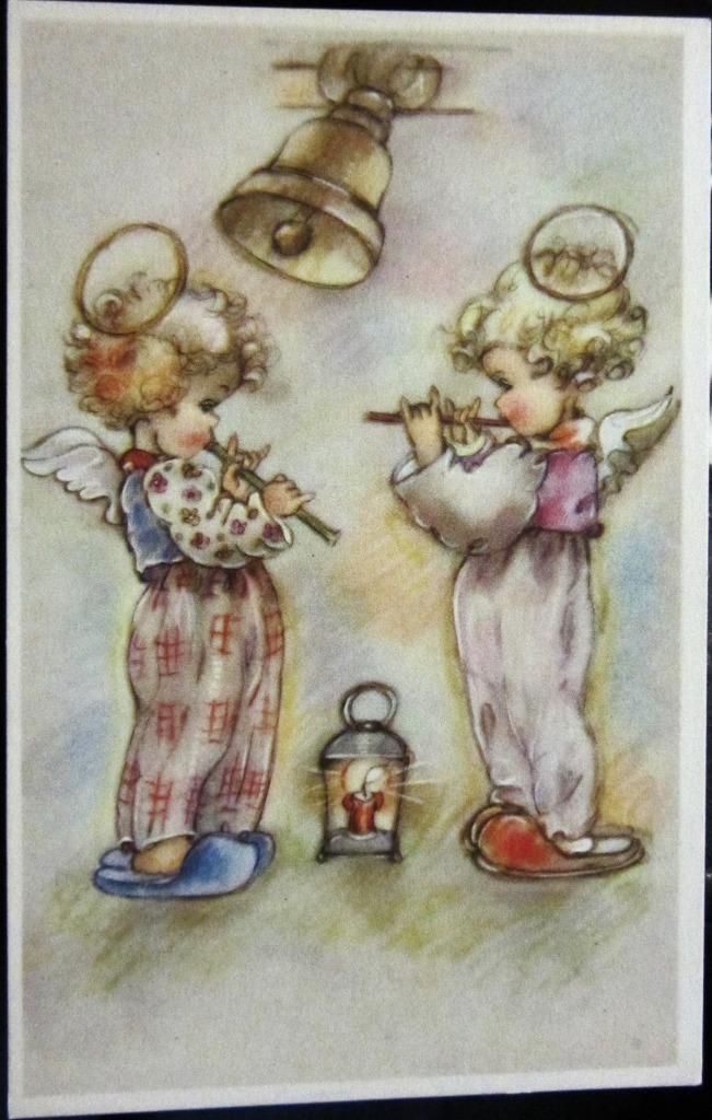FANTASIEKAART ENGELEN1969, Ophalen of Verzenden, 1960 tot 1980, Gelopen, Kinderen
