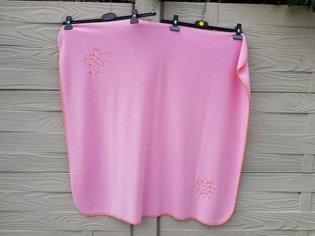 IKEA fleece dekentje roze, Enlèvement ou Envoi, Comme neuf
