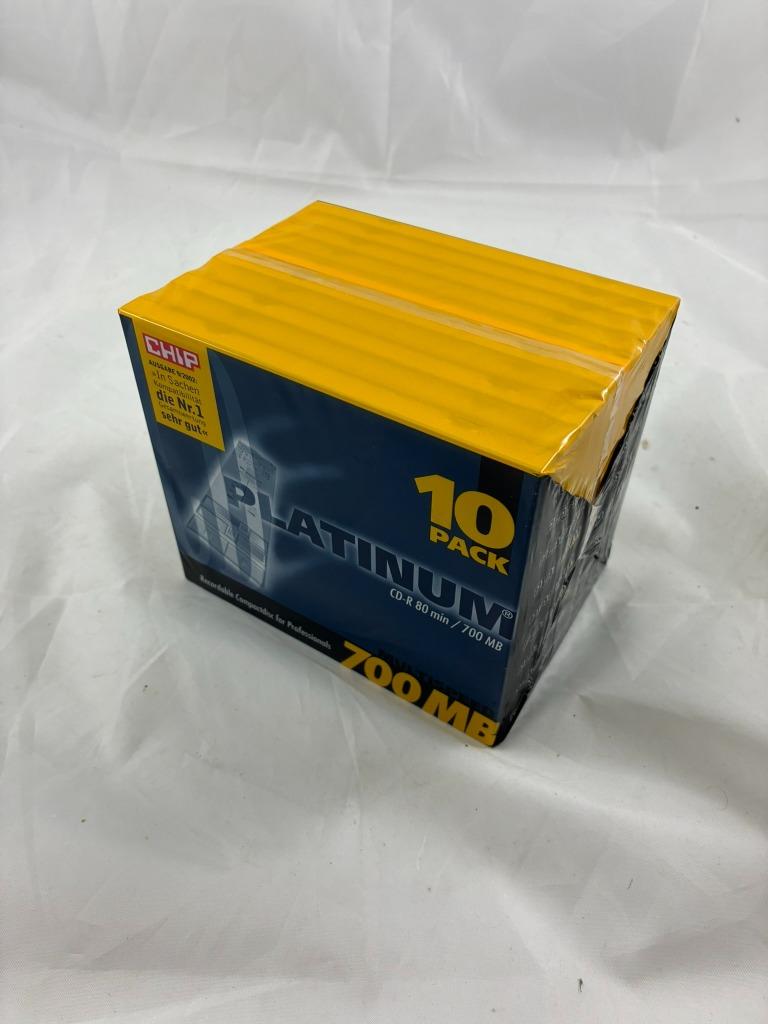 Platinum CD-R 80 min /700 MB 10 pack Nieuw en ongebruikt, Ophalen of Verzenden, Nieuw, Overige typen, Platinum