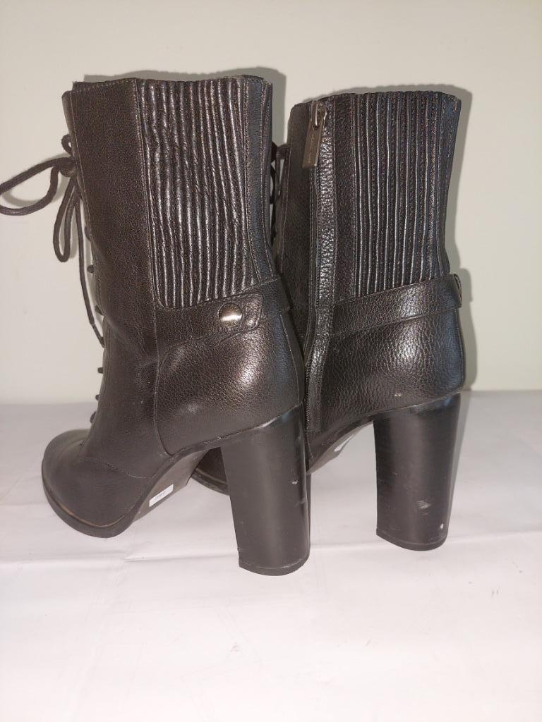 28C* MICHAEL KORS mooie zwarte leren laarzen (40), Kleding | Dames, Schoenen, Hoge laarzen, Michael Kors, Verzenden, Zwart