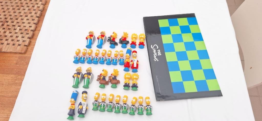 jeu d'échecs Simpson 3D 1992, Collections, Enlèvement ou Envoi, Utilisé, TV, Autres types