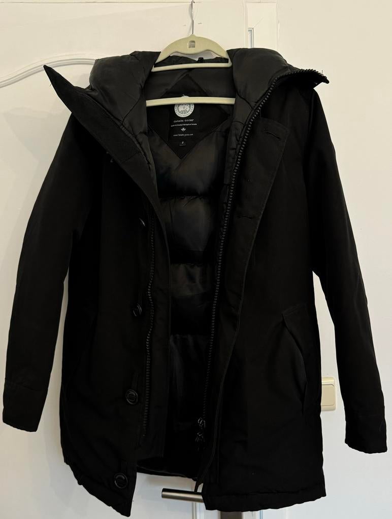 Canada Goose jas met 2 bonten T.S!!!, Ophalen of Verzenden, Zo goed als nieuw, Zwart