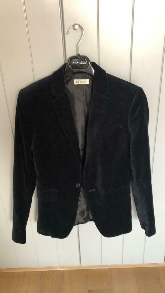 Jongensblazer 14-16 jaar velours, H&M, Ophalen of Verzenden, Zo goed als nieuw, Jongen