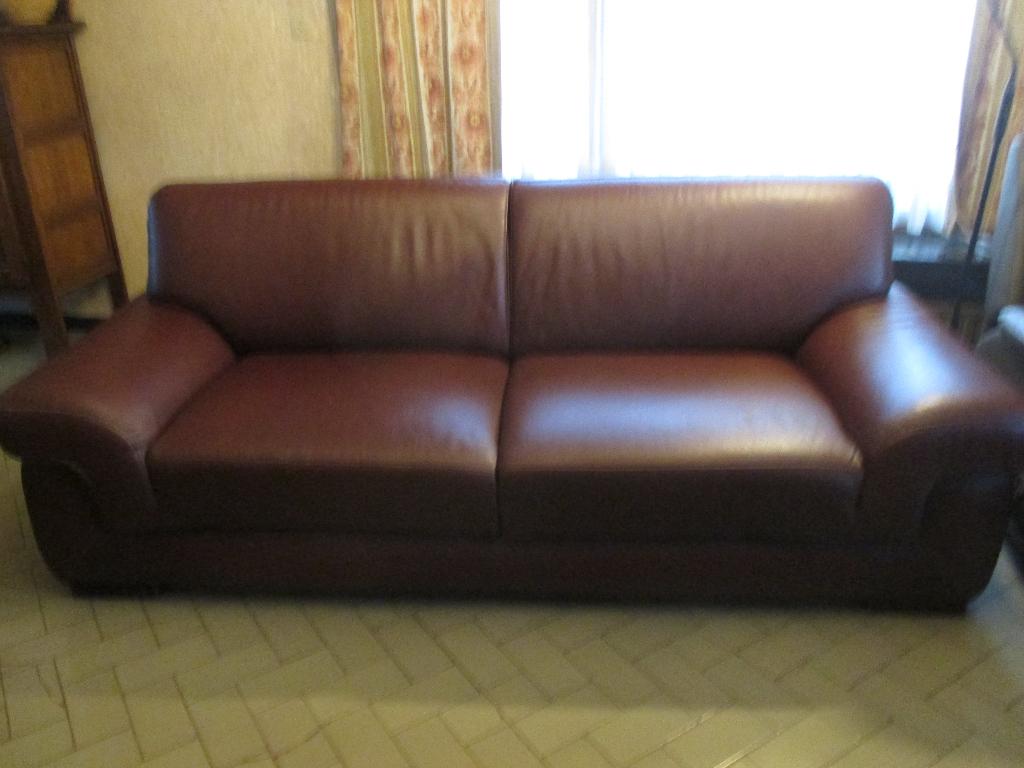 salon in echt leder, Enlèvement