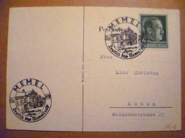 Deutsches Reich, Verjaardag Hitler, Rijkspartijdag, 1938, Envoi, Empire allemand, Affranchi