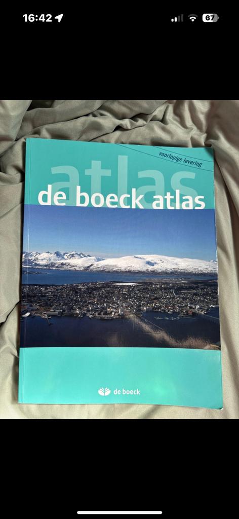 De Boeck atlas softcover, Ophalen, Zo goed als nieuw, 2000 tot heden, Wereld