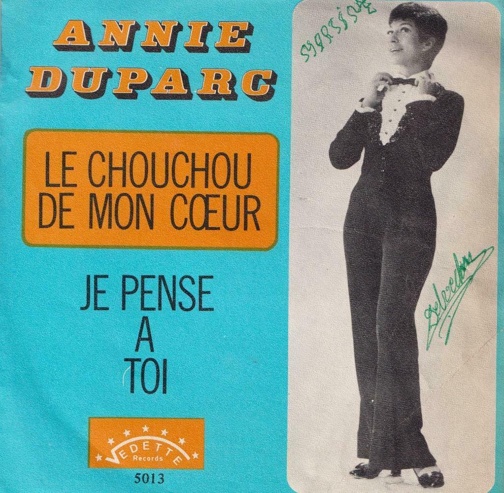 Annie Duparc – Le chouchou de mon cœur / Je pense a toi, Gebruikt, 7 inch, Single, Ophalen of Verzenden