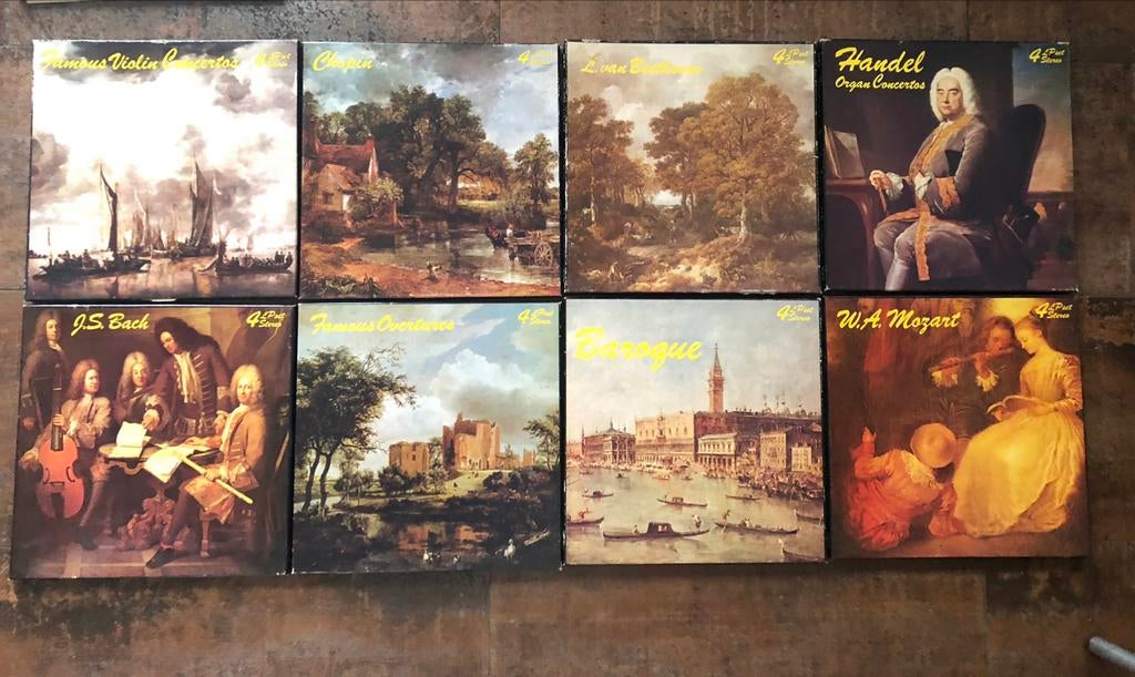 8 dozen van 4 platen klassieke muziek, Enlèvement, Utilisé
