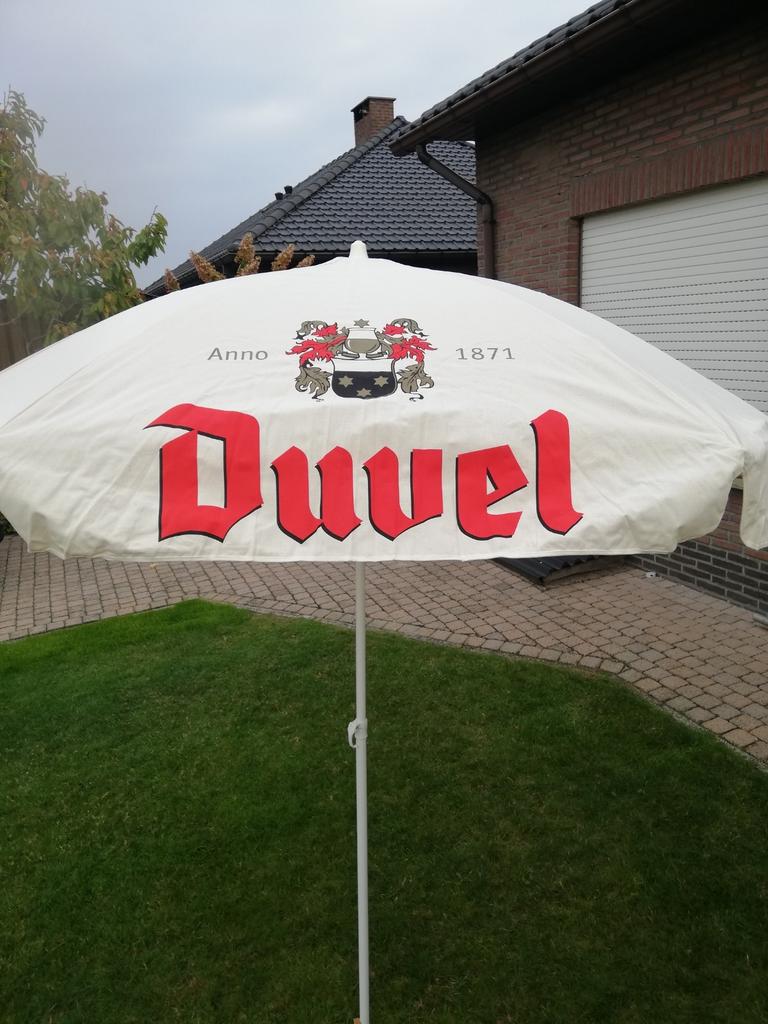 Duvel parasol, Ophalen, Zo goed als nieuw, Duvel