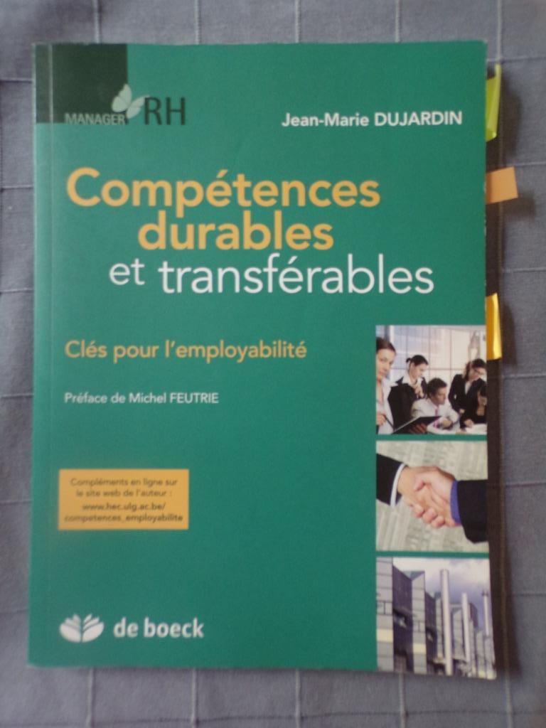 Compétences durables et transférables, Ophalen of Verzenden, Zo goed als nieuw, Hoger Onderwijs, De boeck