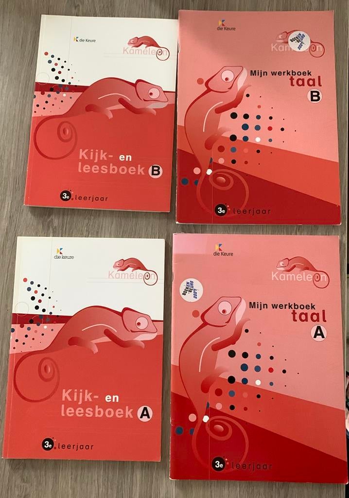 Kameleon mijn werkboek taal 3a + 3b en kijk-en leesboek 3a/b, Boeken, Ophalen of Verzenden, Nederlands