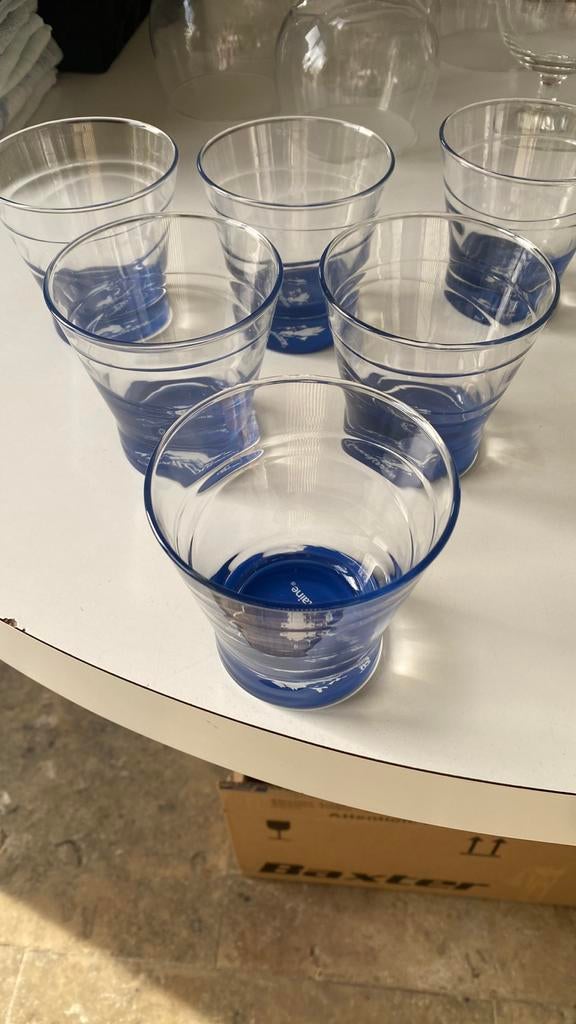Waterglazen chaudfonteine, Ophalen of Verzenden, Zo goed als nieuw
