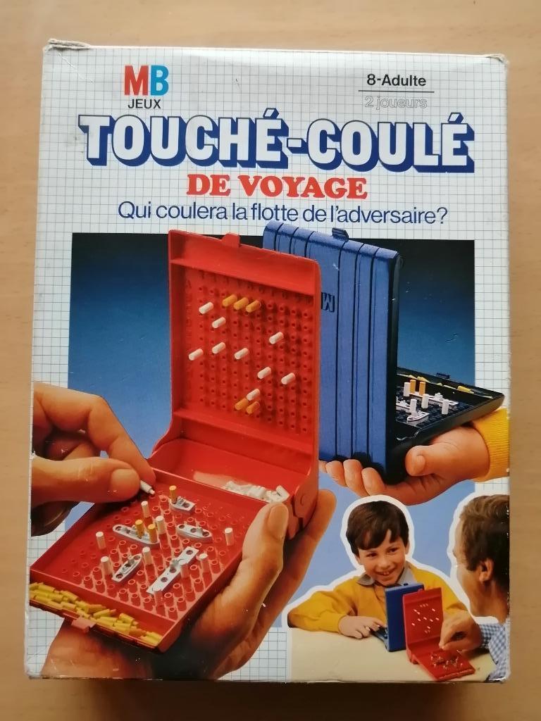 Jeu MB Touché-coulé de voyage 1982, Hobby & Loisirs créatifs, 1 ou 2 joueurs, Enlèvement ou Envoi