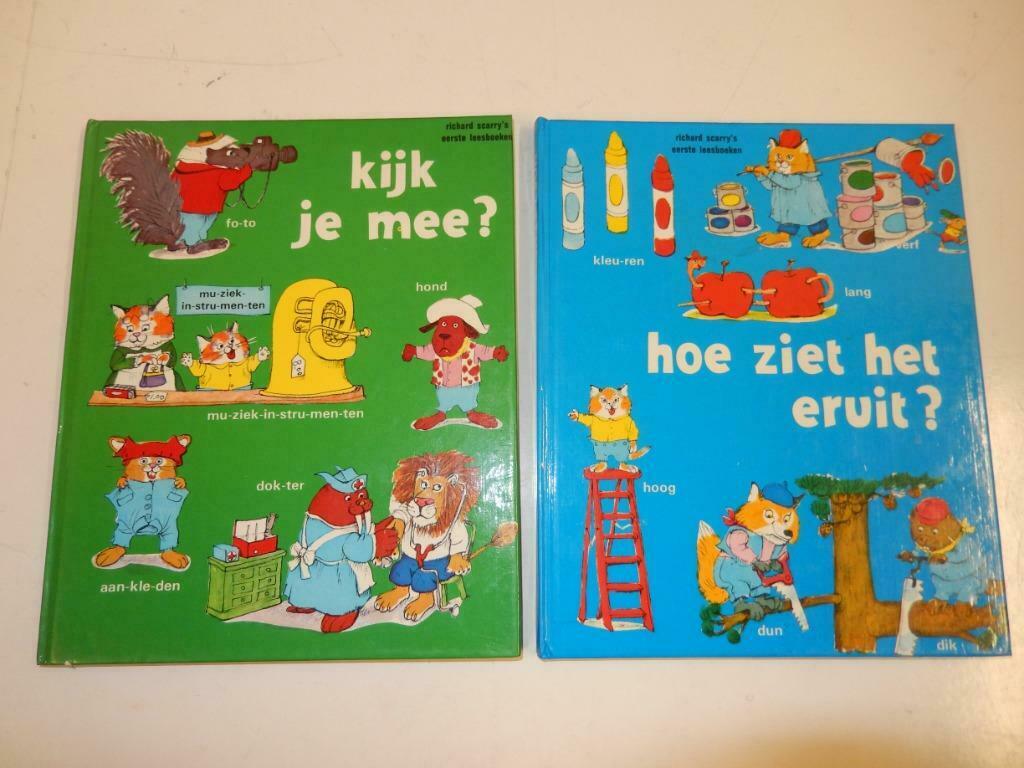 "RICHARD SCARRY's Eerste Leesboeken" (nrs. 7 EN 9, 1975), Ophalen of Verzenden, Zo goed als nieuw, Richard Scarry