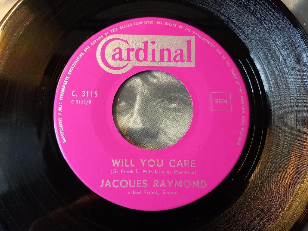 Jacques Raymond ‎– Will You Care 'Popcorn Oldie '7, Cd's en Dvd's, Vinyl Singles, Zo goed als nieuw, Single, Pop, 7 inch, Ophalen of Verzenden