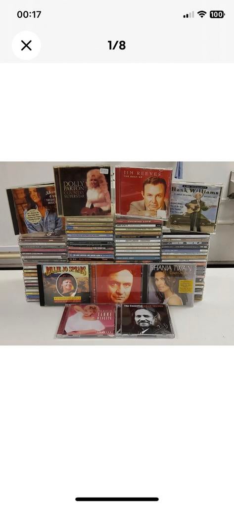 87 x CD Country, Verzenden, Gebruikt