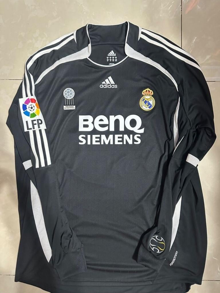 Real Madrid David Beckham Voetbalshirt Champions 2007, Ophalen of Verzenden, Zo goed als nieuw, Shirt