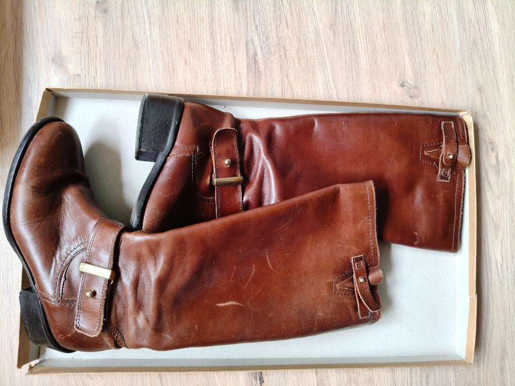 Lange botten, ANDERE, Hoge laarzen, Bruin, Ophalen of Verzenden