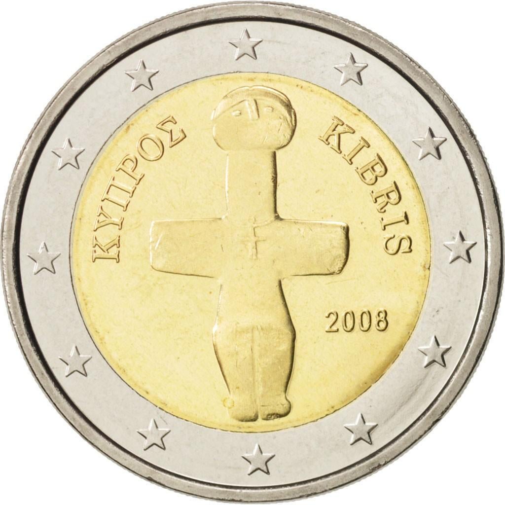 Speciaal 2 euro - €2 muntstuk Cyprus 2008, Ophalen of Verzenden, Cyprus, 2 euro, Losse munt