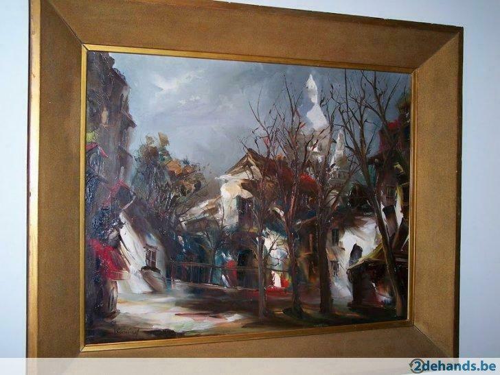 schilderij maurice de vlaminck (1876-1958), Antiek en Kunst