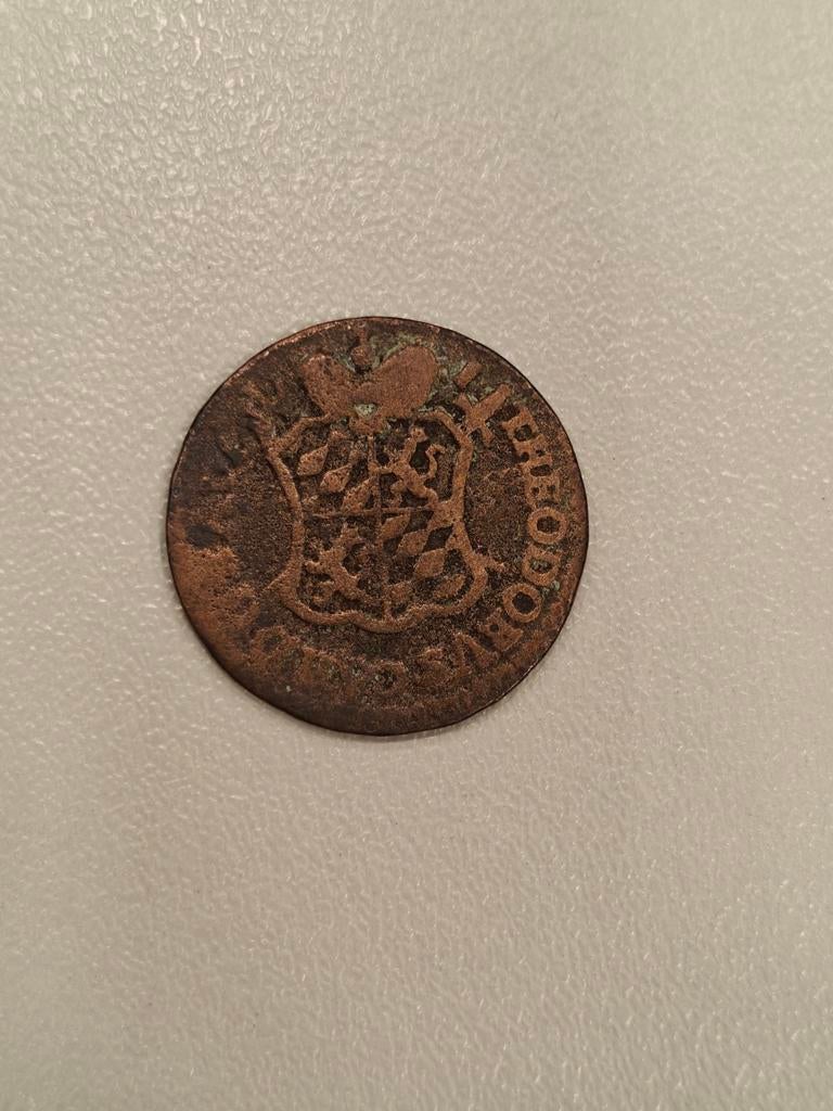 Liard 
Munten, LUIK, John Theodore 1750, Ophalen of Verzenden