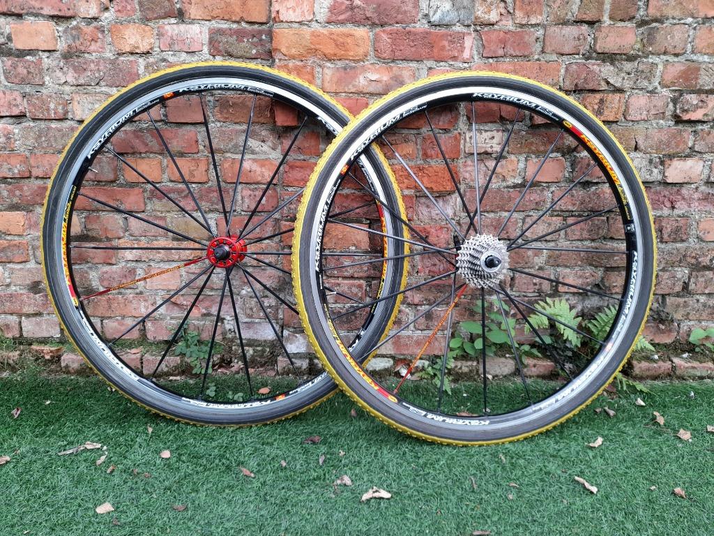 Mavic Ksyrium ES SSC Anniversary wielset voor tubes, Fietsen en Brommers, Ophalen, Gebruikt, Wiel, Mavic