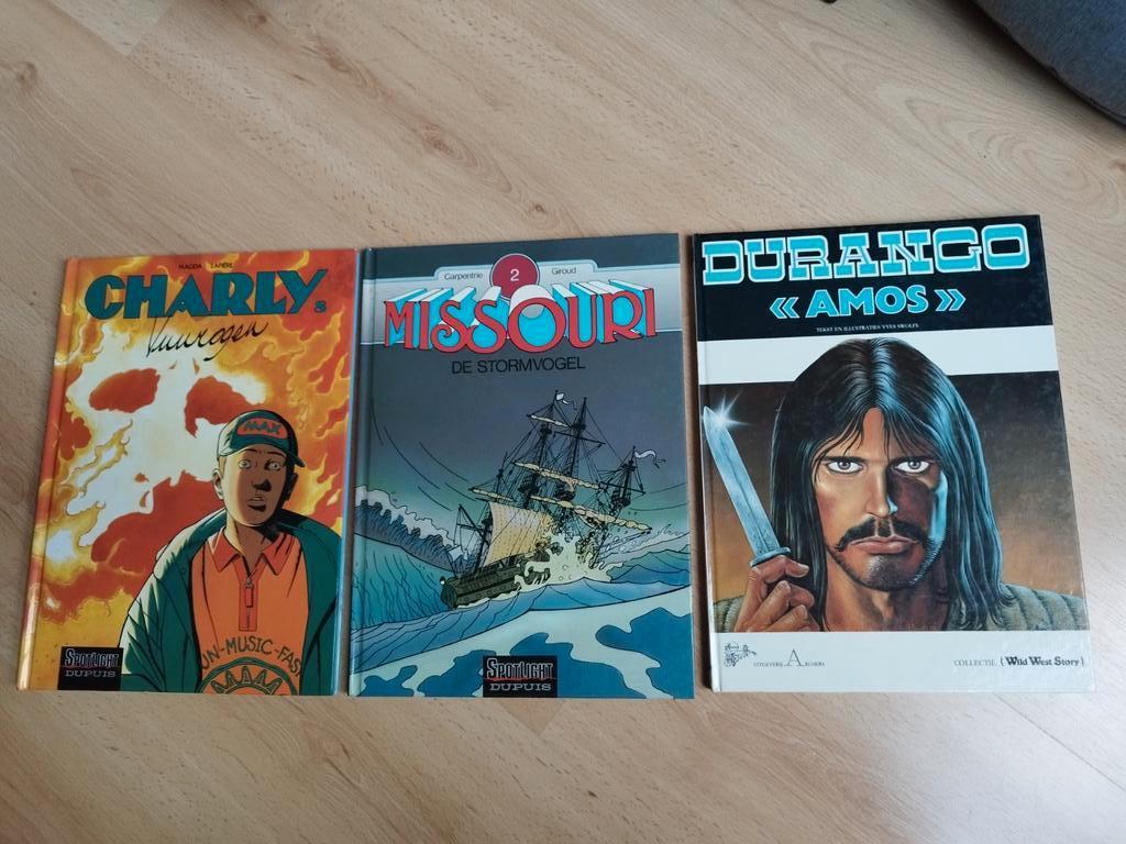 Drie verschillende stripverhalen Charly Missouri Durango, Plusieurs BD, Enlèvement ou Envoi, Comme neuf