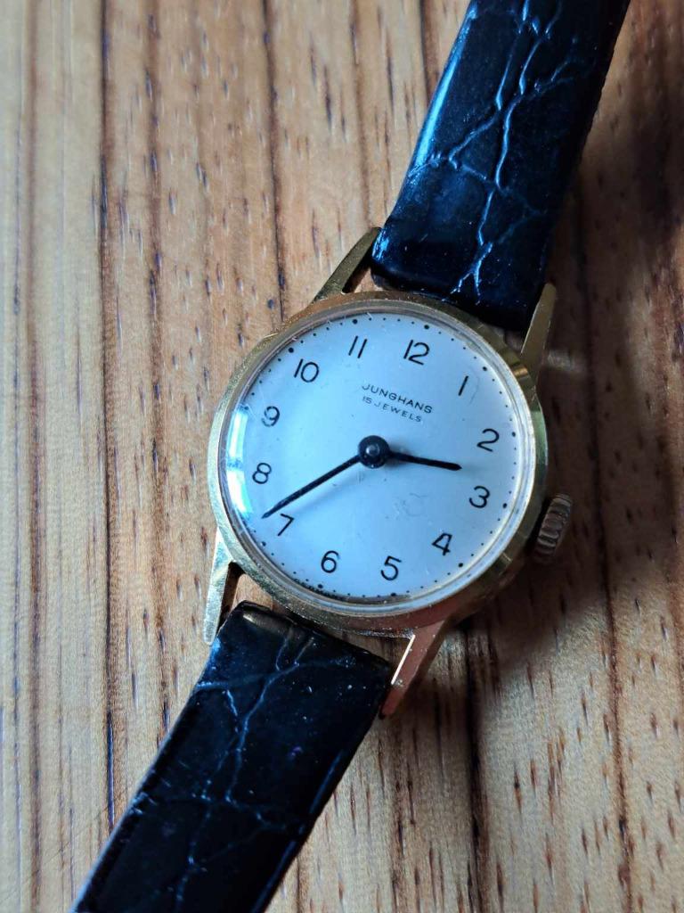 Junghans Dames Horloge, Overige merken, Polshorloge, Verguld, Goud