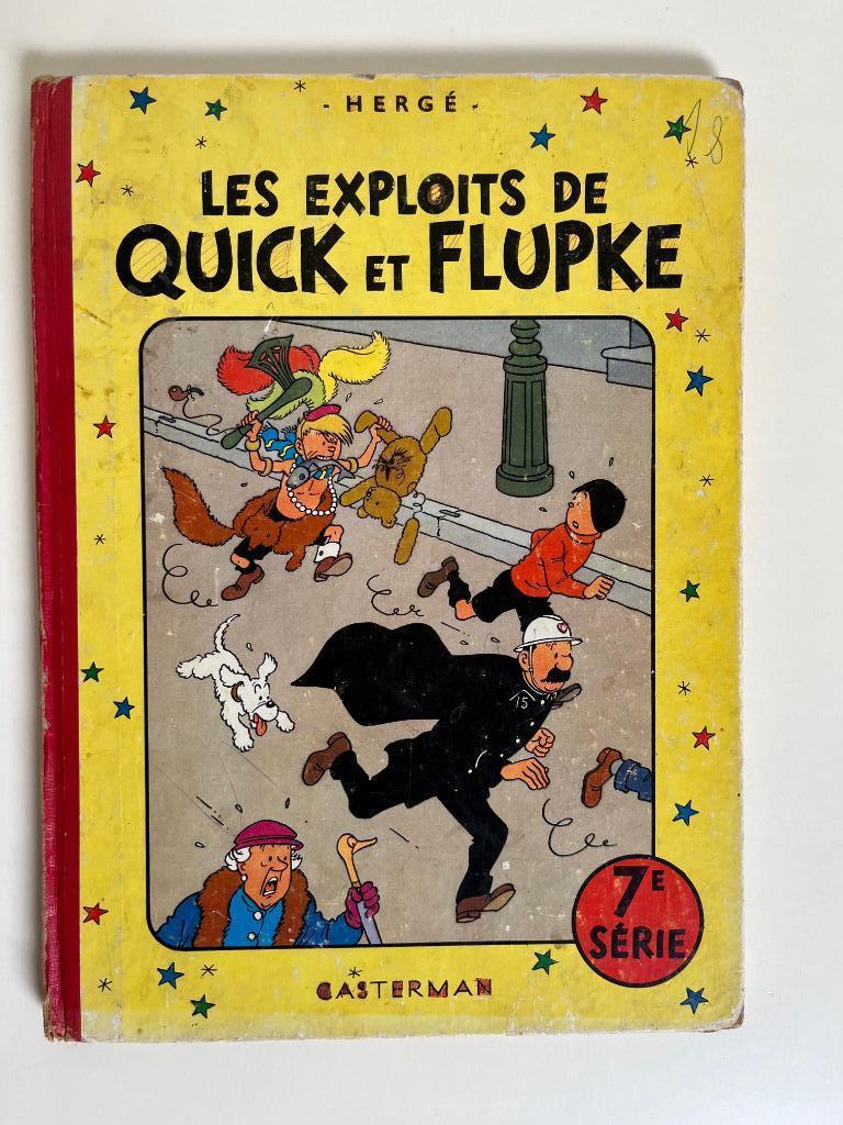Quick et Flupke T7 - Herge - couleurs - EO 1956, Envoi, Hergé