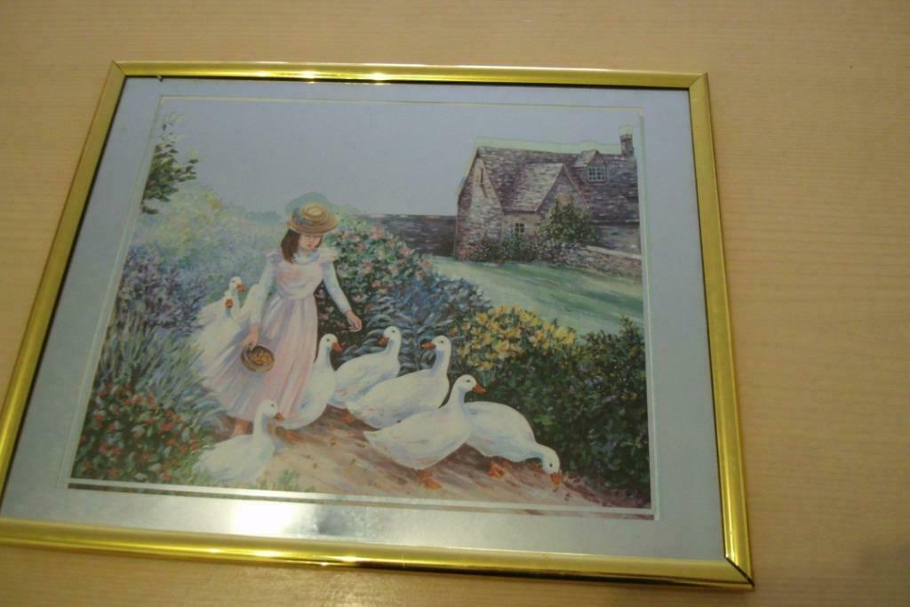 meisje met zwanen, Antiek en Kunst, Ophalen of Verzenden