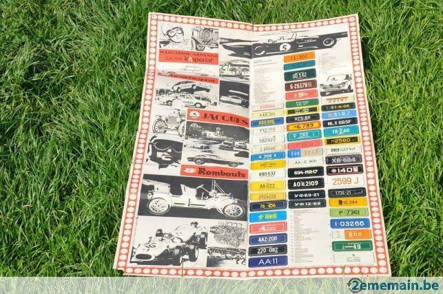 §affiche collector rallye 1970 plaque métal, Collections, Posters & Affiches, Utilisé, Enlèvement ou Envoi