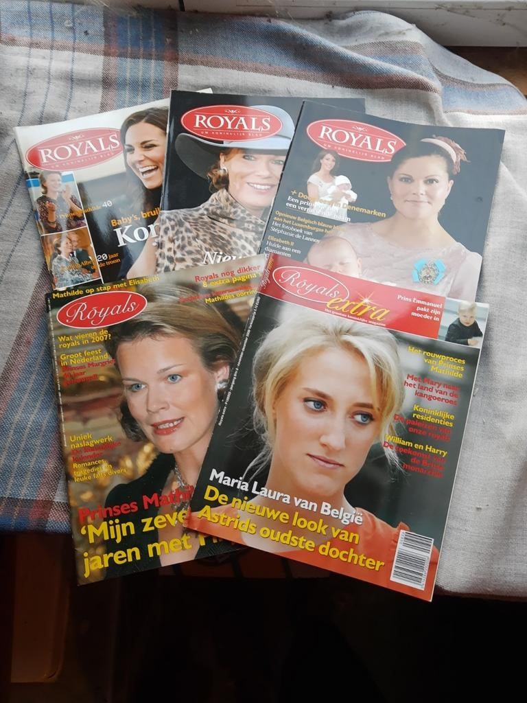 Lot de 5 membres de la famille royale, Collections, Enlèvement ou Envoi, Comme neuf