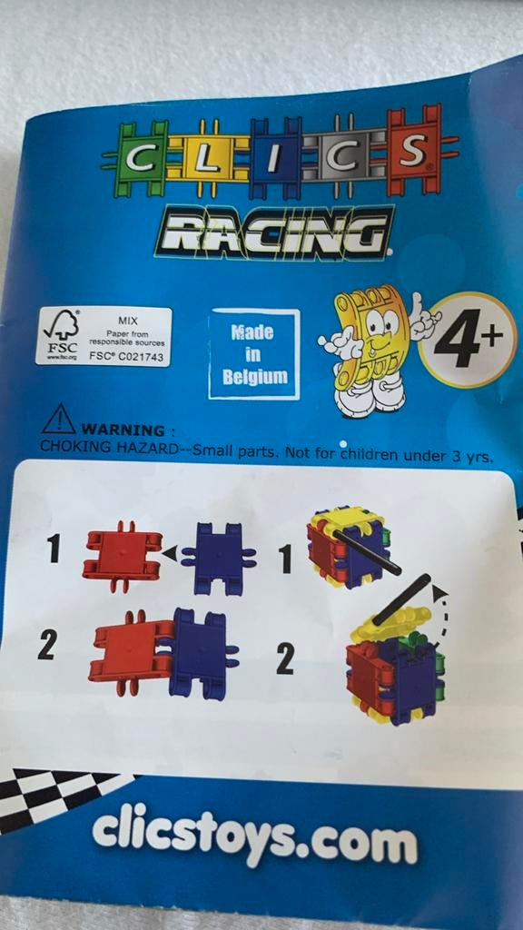 Clics racing, Ophalen, Zo goed als nieuw