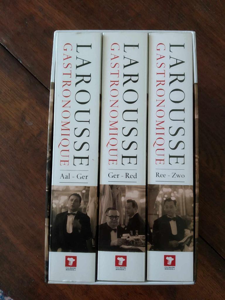 Larousse Gastronomique 3-delig, een must voor iedere kok, Boeken, Ophalen of Verzenden, Zo goed als nieuw